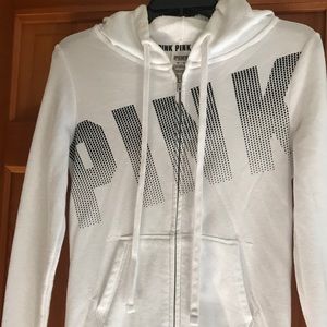 VS PINK WHITE HOODIE